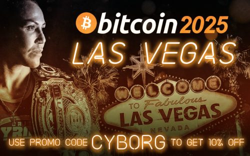 las vegas 2025 bitcoin conference discount code cyborg